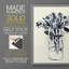 Indigo Floral Vase II, reproduction encadrée - bois massif-1364693319-1364693310