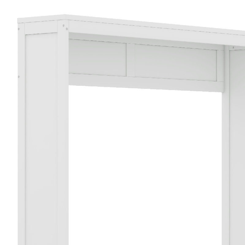 Lit escamotable avec coussin Murphy, Blanc