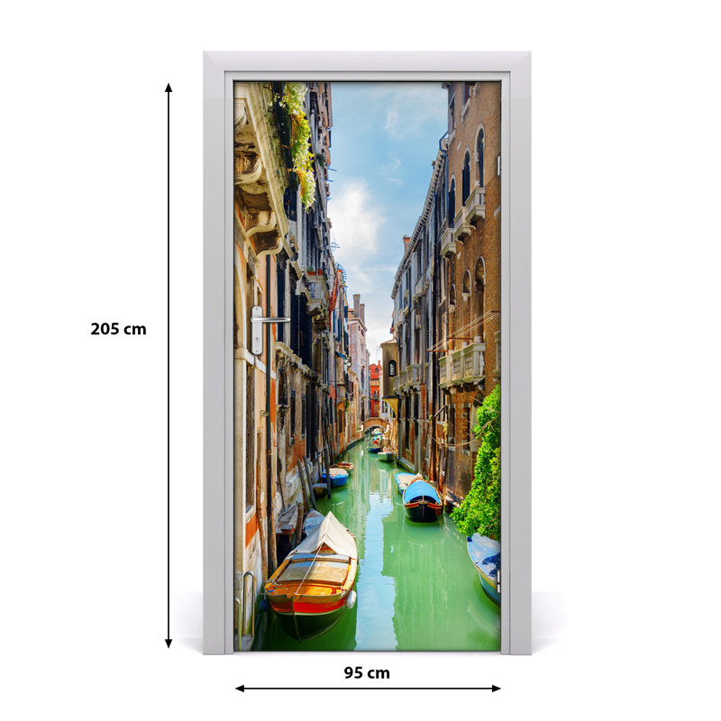 Venice Italy Door Decal, 205cm H x 95cm W