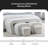 Carrisa Faux Fur Upholstered Bench