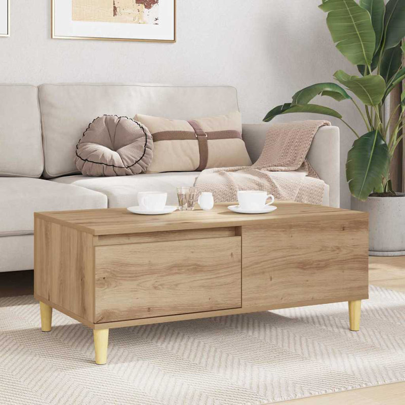 Coffee Table with Storage, Artisan Oak
