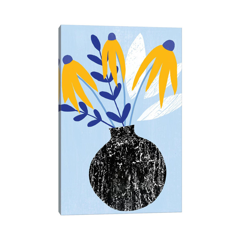 Ruffled Vase I by Annie Warren - Wrapped Canvas Print, 101.6 cm H x 66.04 cm W x 1.91 cm D