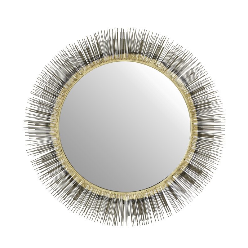 Buckland Metal Flat Wall Mirror