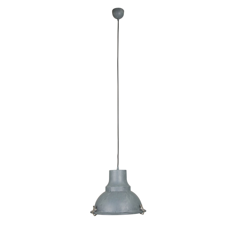 Irene 1 - Light Grey Dome Pendant