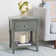 Joanna Solid Wood End Table with Storage