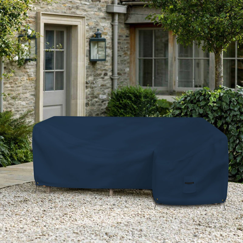 Housse de protection pour canapé d'extérieur Kimbolton, H 31 po x l 83 po x P 32 po, Bleu