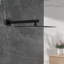 Bras de douche mural de 16 pouces avec bras de douche en laiton et couvercle en acier inoxydable-103146284