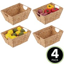 Member’s Mark Handwoven Large Round Storage Basket Set (4 Pack)