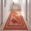 Tapis Mulberry2 moderne à l'aquarelle abstraite orange, rouge et crème, lavable en machine, antidérapant, à poils courts, pour l'intérieur et l'extérieur, adapté aux animaux domestiques, idéal pour le salon, la chambre, la salle à manger, l'entrée, le corridor ou le bureau.-1599122691