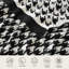 Jeté en laine Houndstooth-121636017