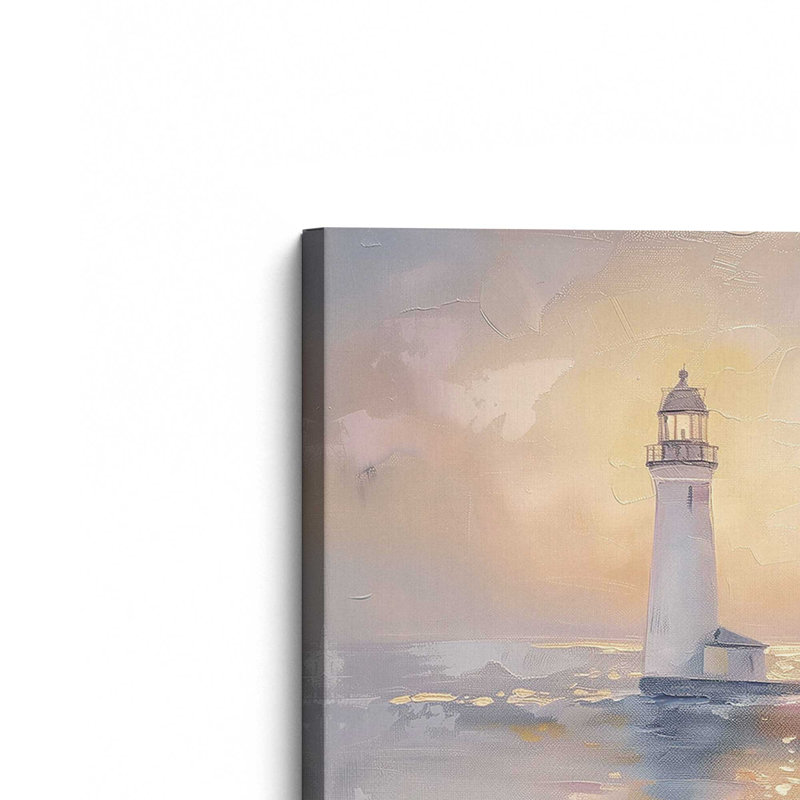 «Ocean's Sentinel» par Golden Glow Interiors 2 - Pièces sur toile, Toile tendue, H 18 po x l 12 po