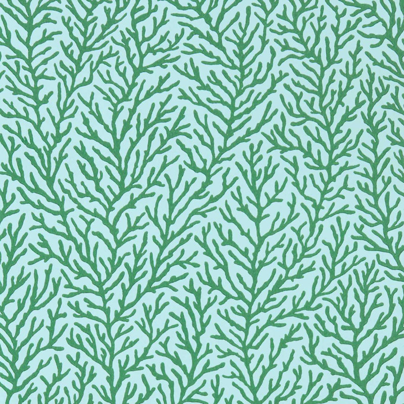 Atoll 10.05m x 52cm Wallpaper Roll, Seaglass/Emerald