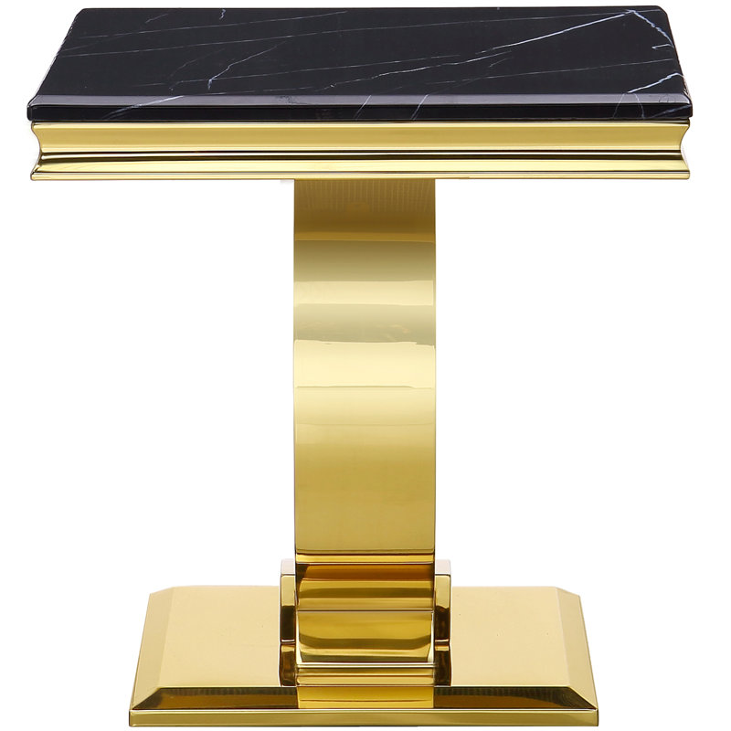 Ljubinko Black and Gold End table