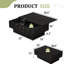 Table basse 38,59 "avec plateau coulissant Mid-Century-1944720743