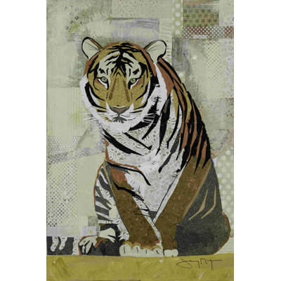 «Tiger Perseverance», reproduction sur toile tendue