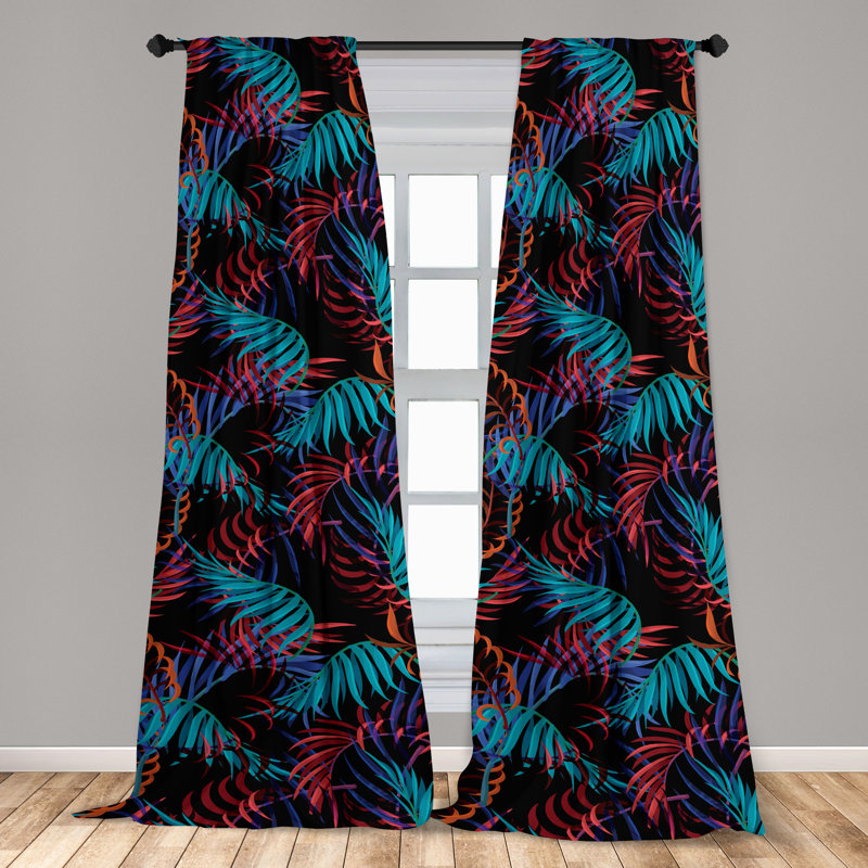 Semi Sheer Curtain Pair, 28" W x 63" L