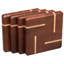 Mahogany and Maple Wood Coasters End Grain with Base