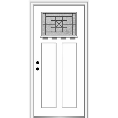 Courtyard 80'' Fiberglass Front Entry Doors