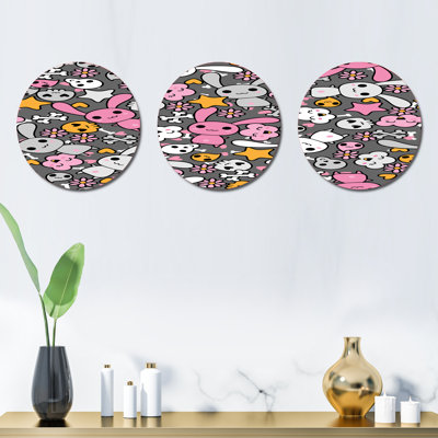 Ensemble de 3 décorations murales