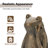 12''H MGO Bronze Sitting Frog Statue