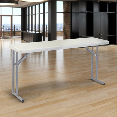 Table pliante robuste NPS, gris moucheté