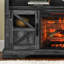 60 Inch Electric Fireplace Entertainment Centre - Dark Rustic Oak Finish. Multi-Colour Flame Adjustable. Fits Tvs Up To 70 Inch. 1500W Heat, 5000Btu/H. Remote Control. Easy Assembly. Double