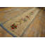 Tapis de couloir américain ivoire à motif floral antique