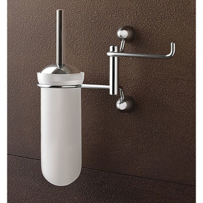 Toscanaluce By Nameeks Marina Glass Toilet Brush And Holder