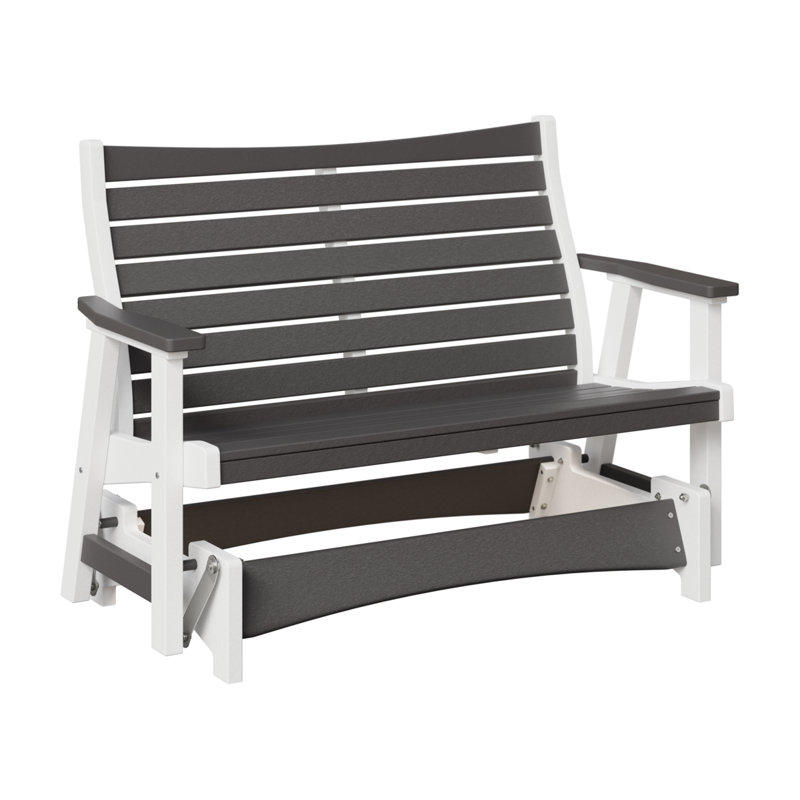 Berlin Gardens Bristol Double Glider, Gris fumée / blanc