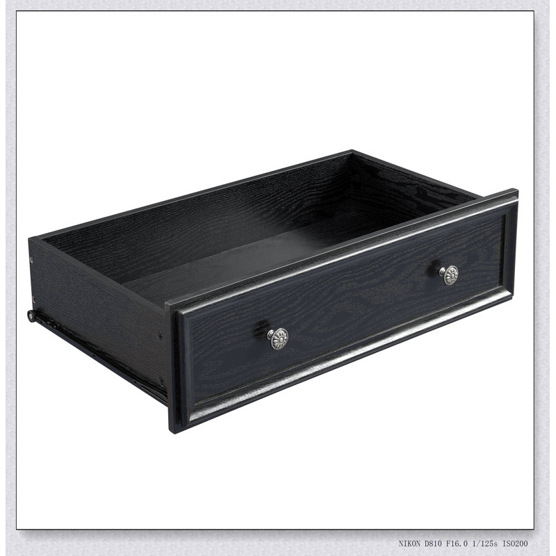 Commode à cinq tiroirs, Noir