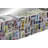 Multi Colored Paper Handmade Recycled Magazine Frame Room Wall Mirror,
