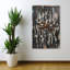 Décoration murale en bois