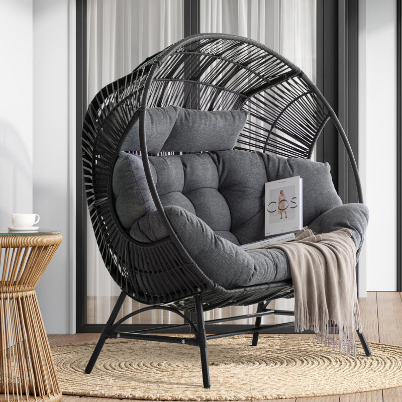 Fauteuil en rotin 2 personnes Lomore