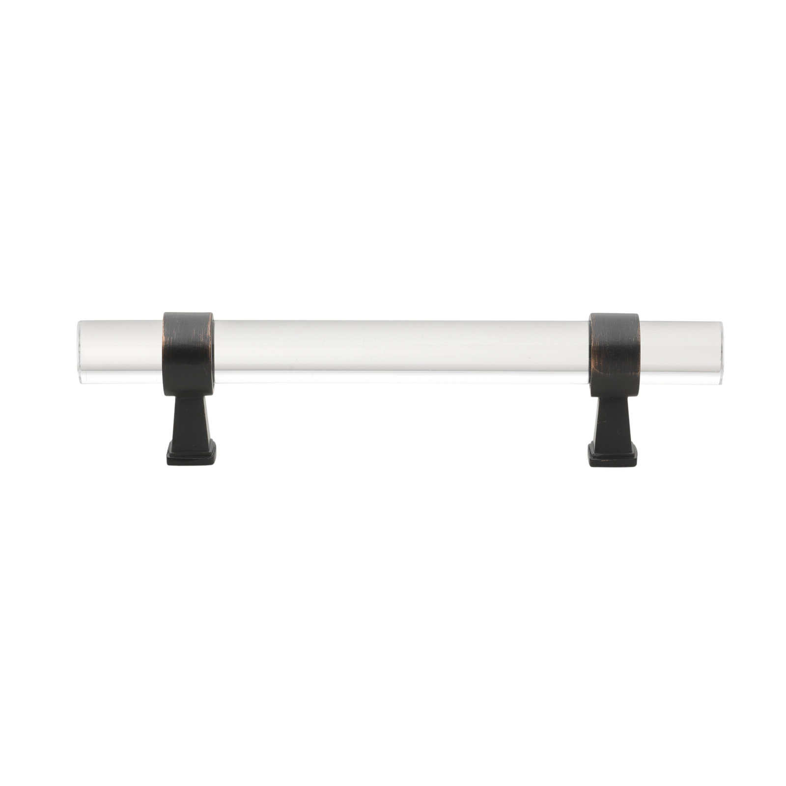 Center to Center Acrylic Bar Pull, Oil Rubbed Bronze, 3.75"