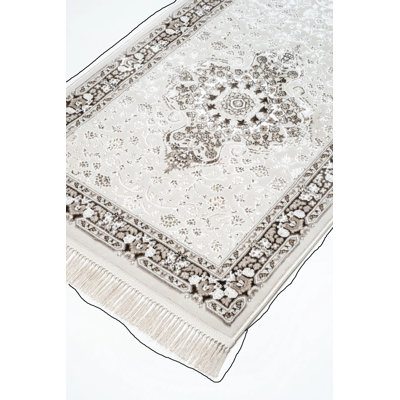 Floral and Ikat Flokati