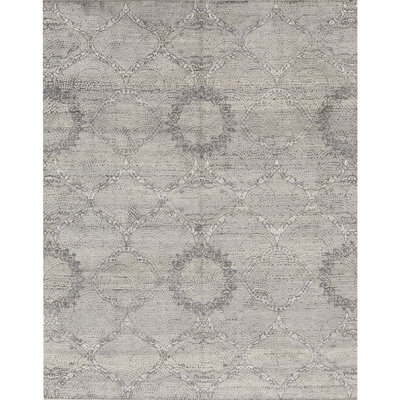 Canterbury Hand-Knotted High-Quality Gray Area Rug