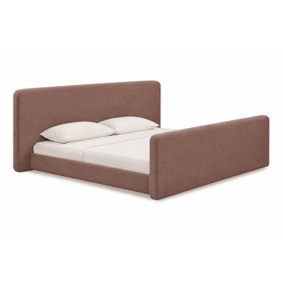 Boucle Upholstered Bed