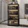4-Layer Glass Door Display Case With LED Light