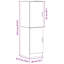 Kitchen Cabinet 38X41.5X131.5 Cm Engineered Wood-386439463