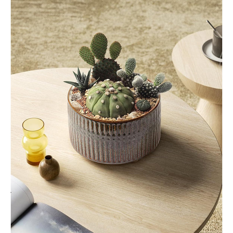 Ceramic Pot Planter, Black