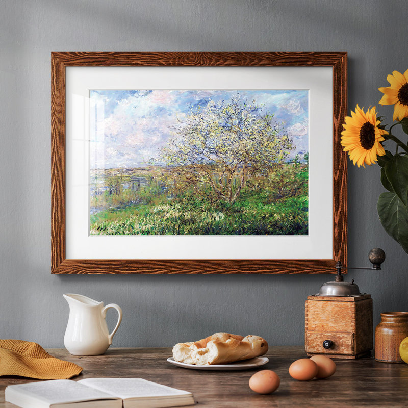 Printemps, 1880, Érable, H 26 po x l 38 po x P 1,5 po