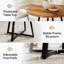 Table de bienvenue élégante, table de salle à manger, table de salle à manger