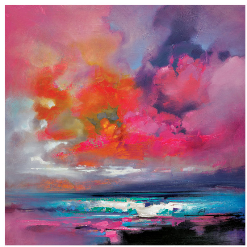 Cataclysm by Scott Naismith - Wrapped Canvas Painting, 66.04 cm H x 66.04 cm W x 3.175 cm D