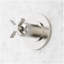 Vassor Thermostatic Shower System With 3 Body Sprays and Hand Shower - Brushed Nickel-468275035