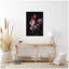 Reproduction sur toile encadrée « Bouquet floral rose foncé » de Kristy Campbell