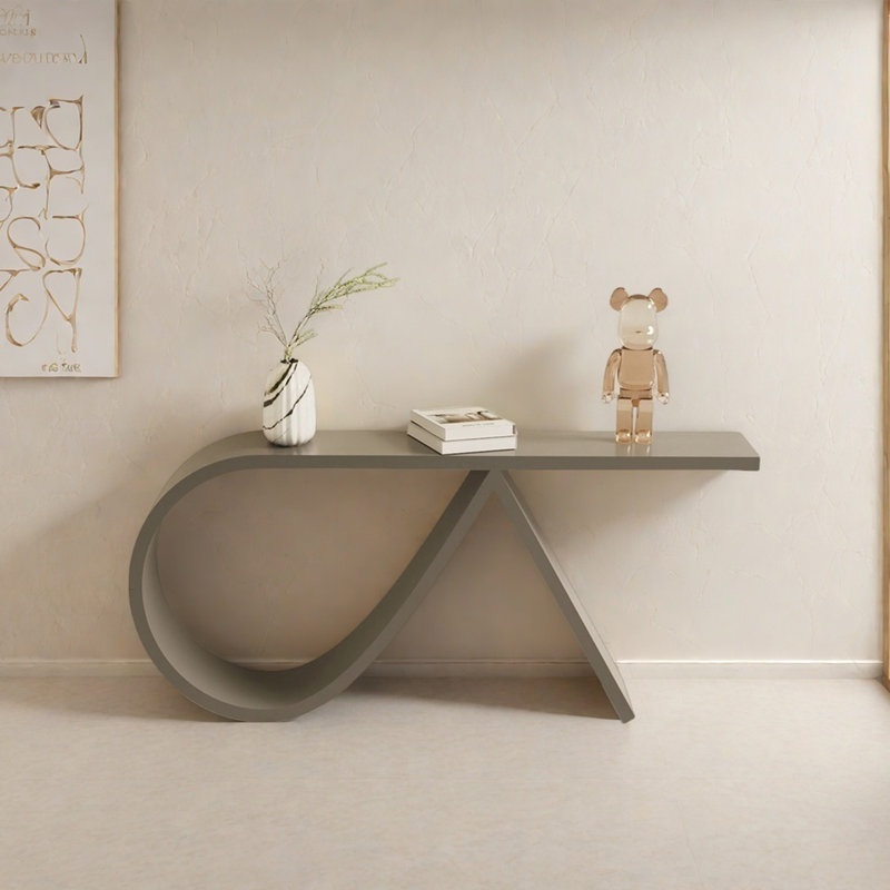 Console Modern Minimalist Art Design, H 29,53 po x l 55,12 po x P 11,81 po, Gris