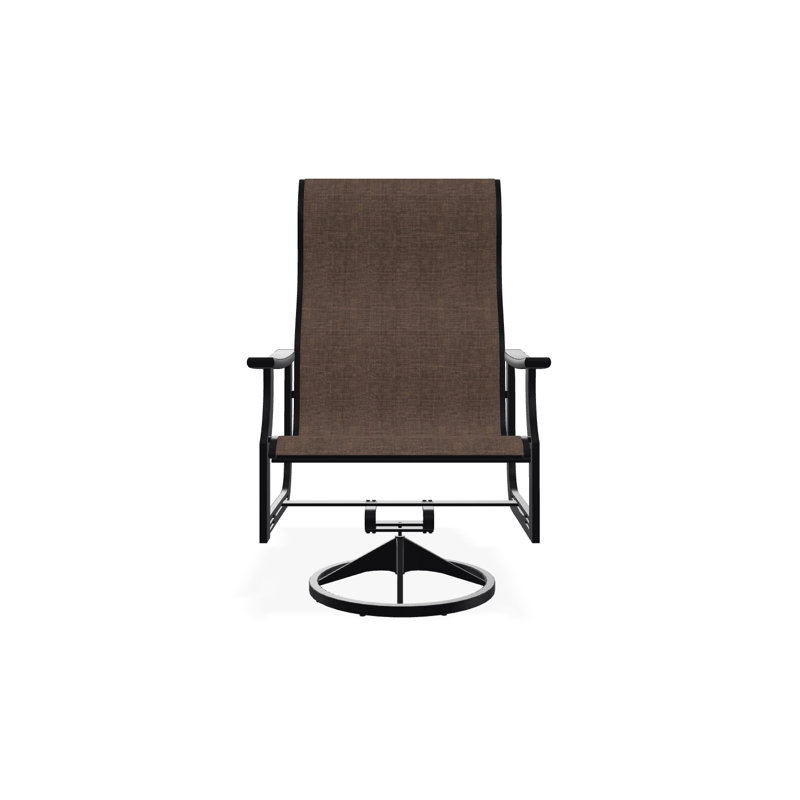 St. Catherine Polymer Outdoor Lounge Chair, Black, Collect Charcoal