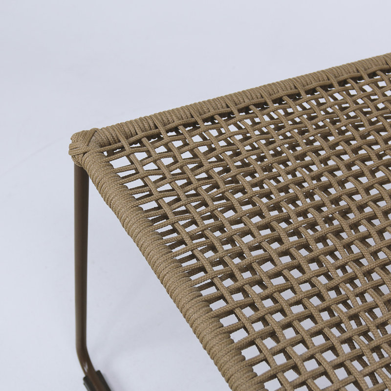 Knot Lounge & Ottoman, Oxide /Latte 