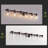 50'' 6-Light Oil Rubbed Bronze Bathroom Vanity Light with Glass Shade-814289387-866321954
