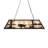 Conradine 6 - Light Black Pool Table Lights Pendant